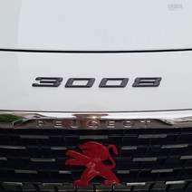 그리븐 푸조 3008 엠블럼 무광블랙 PEUGEOT S013