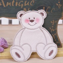 [펠트친구] 곰 와펜/와펜/장식용와펜/펠트장식품/장식소품/펠트재
