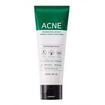 SOME BY MI AHA BHA alpha 30 일 미라클 클리어 폼 100ml 페이셜 클렌저 흉터 제거 트리트먼트 페이스 클렌징 뷰티 헬스 케어 치료, 세제