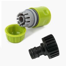 스프링쿨러 호스 커넥터 암나사 어댑터 연결형 독립형 비닐하우스 물뿌리개 관리 물분사기 원예물 농업, 원터치호스커넥터