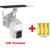 영어 설명서 HD 무선 4G 와이파이 카메라 스마트 홈 태양광 배터리보드 야외 보안 1080P CCTV 360 PTZ PIR 모니터링 IP Cam Kamera, 4G 카메라만 해당