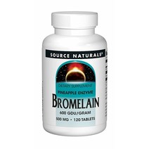 소스내추럴스 브로멜라인 600GDU 500mg 120정(7HUB)