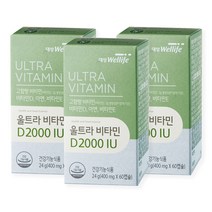 고함량 비타민D 2000IU 400mg 60캡슐 D3 아연 비타민E 뼈건강 면역 강화 증진 개선