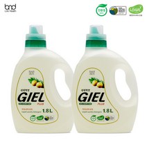 [세제혁명]NEW 지엘플러스 1800ml x 2통(일반 드럼 겸용), 단일속성