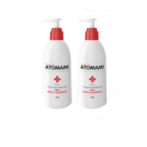 아토마미 순 바스앤샴푸(약산성) 1+1 바스앤샴푸, 8개, 300ml