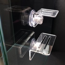 모스 선반 아크릴 벽면거치식 유목 거치대 모스 카펫 활착 아크리움, 압축큐방식, 중 10cmx5cm
