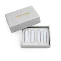 교반기 탁상 마그네틱 드릴 자석 교반기 바 크기 35mm 28mm 10mm PTFE 막대 7 개 4 키트 상자 포함, 04 D  4pcs 30mm SET