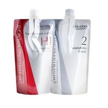 시세이도 프로페셔널 크리스탈라이징 알파H 스트레이트크림 H 악곱슬 건강모용 1제 400ml + 2제 400ml, 2세트