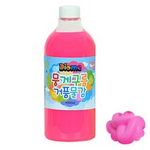 굿템 물감 뭉게구름 거품물감 리필 1000ml 낱색 형광분홍 미술놀이 물감 물감놀이 유아미술 유아물감, For▶본본품★º