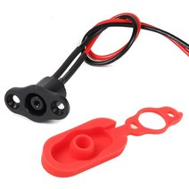 전기 스쿠터 전원 충전기 코드 케이블 + M365 스쿠터 액세서리 용 충전 포트 플러그 커버, CHINA, 한개옵션0