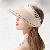[랄라닷] 여성 돌돌이 썬캡 여름모자 자외선차단모자 창모자 선캡