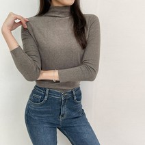 마이시즌 여성용 목폴라 티셔츠