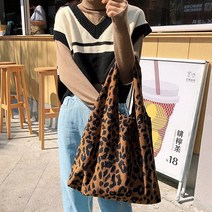 호피 에코백 겨울 텀블러백 호피가방