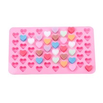 실리콘 몰드 미니하트 55구 자일리톨사탕 만들기 얼음틀 아이스트레이 홈베이킹