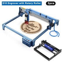 목공기계 목공공구 SCULPFUN-S10 레이저 조각기 초박형 빔 쉐이핑 기술 아크릴 410x400mm, 04 S10-Rotary Roller