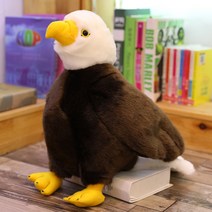흰머리 독수리 봉제인형 독수리인형 동물 버드 인형 선물 새인형, 40cmcm