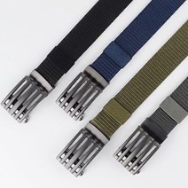 무광 메탈 군대 스타일 나일론 스포츠 허리띠 와일드 여성 질긴 심플 공수, 국방