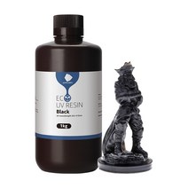 ANYCUBIC ECO UV 수지LCD 3D 프린터에 사용되는 낮은 냄새 안전 405nm, 1kg 블랙 프랑스