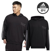 아디다스 남녀공용 풀오버 스웨트 라운드 후드티셔츠 후디-HM2675