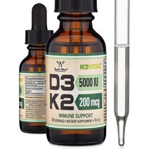 비타민d3 비타민k2 menaquinone 메나퀴논 mk7 액상 30ml Double Wo, 상품선택