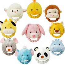 동물모자 10종 동물머리띠 어린이집 유치원 동극 역할놀이, 젖소