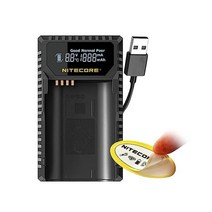 정품 Nitecore 나이트코어 라이카 BP SCL4 배터리용 ULSL USB 여행용 충전기 SL Typ 601 시리즈 카메라 스티커와 호환 가능 1223988