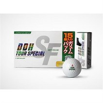 2019 던롭 DDH 소프트필링 III 15구 골프공, 1개