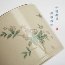 파페퓨 전통찻집 호승다점다선건포 비파원형다호받침, 1개, 나비