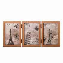 접이식 3단 양면 액자(4x6) 분할 스토리액자 _[230414EA], 본상품선택
