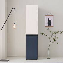 비스포크 수납장 400 냉장고장 주방 수납장 키큰 틈새장, 1.화이트, 3. 아이보리