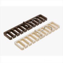 옷장 행거 벨트 걸이대 허리띠 거치대, 화이트, 1개