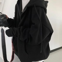 여성 하라주쿠 버전 까마귀 여성 빈티지 솔리드 긴 소매 코트 편안한 맨투맨 오늘뭐입지