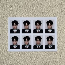 산리오 보관함 굿즈 더보이즈 포토카드 포카 THE BOYZ 1인치 증명사진 증사 카드 팬 컬렉션, 8.9x12.7cm, Hak Nyeon