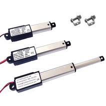 액추에이터 선형 리니어 왕복 전동 DC 12V 마이크로 모터 30mm50mm100mm150mm 원격 제어용 미니 전기 푸시로드 로보틱스 홈 오토메이션, 30mm stroke+60N 15mm per secon