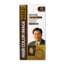 네슈라 헤어칼라 이미지골드 염색약 5호 자연흑갈색, 1개