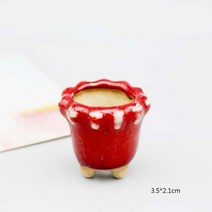 미니화분 꽃 화분 홈세라믹 화분 다육이 플랜터 컨테이너 중국 스타일 미니 녹색 식물 냄비 사무실 데스크, 05 color 5_01 mini
