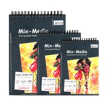[세르지오]믹스미디어 스케치북 200g (사이즈 선택), [6478230]B5 / 20매 / CE200-B5SKB