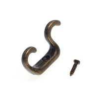 황동 2단 엔틱 옷걸이 오리 주물 바지 가방 상의 걸이