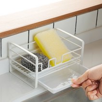 1단 주방/욕실 트레이 세면대 정리 바스켓 싱크대 수납 부엌선반 주방 물빠짐 건조대