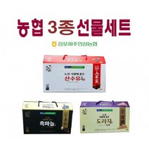 [농협]도라지/흑마늘/산수유 3종건강식품 선물세트, 흑마늘, 1박스(70ml x30포), 1개