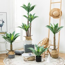 조화 아가페 화분 1m 인테리어 나무 식물, 1미터 크라운 용설란