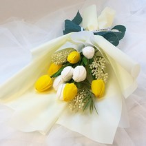 졸업 입학식 토끼볼펜츄파춥스 사탕부케 꽃다발 빼빼로데이 크리스마스 화이트데이선물, 08. 튤립비누꽃다발