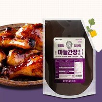 [맛간장양념소스] 엠지푸드 마늘간장소스 2kg, 파우치
