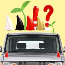 캐스퍼 레이 센스있는튜닝 입체스티커 2개 x3데칼 내차꾸미기 차량외부, 잎사귀 그린(낱개1개)