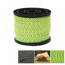 2.5mm/4mm(D) 5M/10M/20M/50M(L) 녹색 반사 가이 라인 코드 야외 캠핑 캐노피 텐트 Paracord Rope, 07 4mm 20M