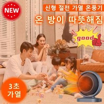 난방기절전온풍기가정용탁상전기히터, 유럽 규정 220V, 노란색