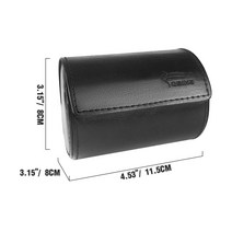 Fosinz 타이 박스 여행용 케이스 남성용 넥타이 선물 상자 실린더 모양 주름.. 정품보장, 3.1