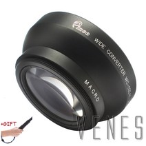 카메라 dslr 렌즈 텔레컨버터 필터 선물! 캐논 니콘 펜탁스 DSLR SLR 카메라 블랙용 52mm 0.45X 스레드 렌즈 확대 망원 컨버터, 01 PENTAX