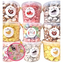 [15시 이전 주문 당일발송] 달콤나라 앨리스 고급 수제 대용량 머랭쿠키 어린이집디저트 어린이집답례품 생일답례품, 딸기