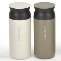 슬림 텀블러 보온보냉 물병 휴대용 보틀 350ml, 카페아이보리350ml